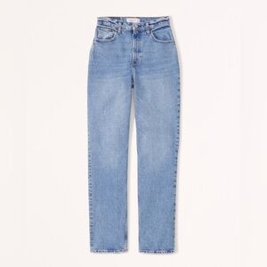 Abercrombie Curve Love Ultra High Rise 90s Straight Jean